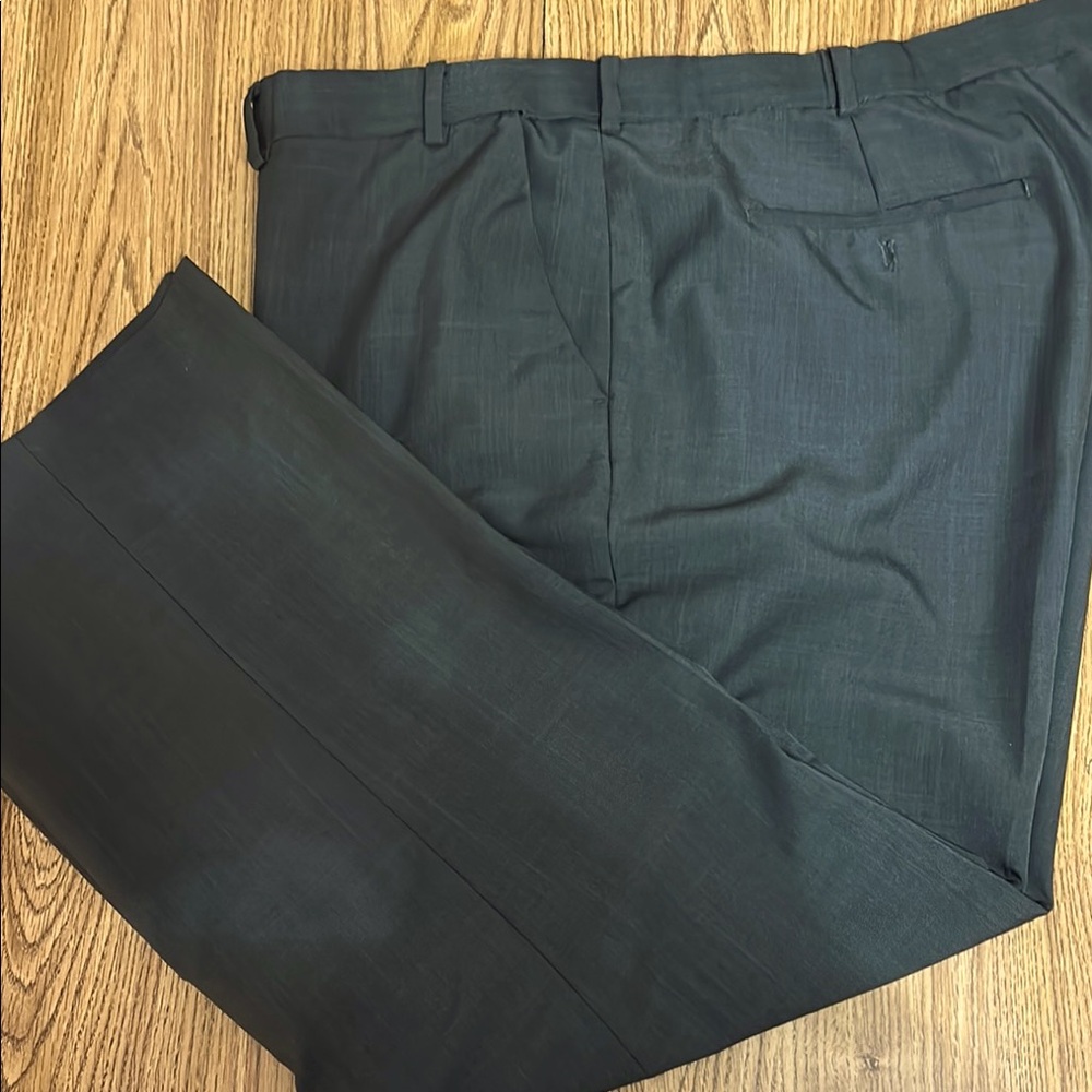 Men's Black Dress Pants slacks 44x30